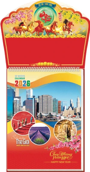  Lịch 52 Tuần Sắc Màu Thế Giới