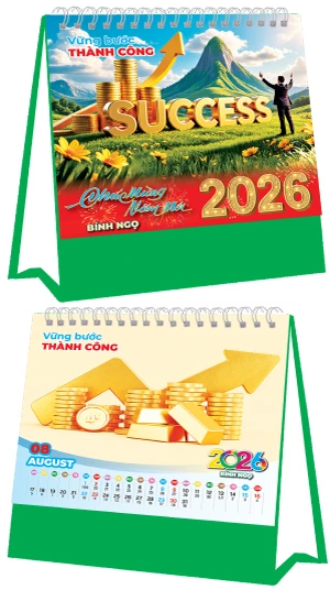  Lịch Bàn Thành Công Xanh Lá