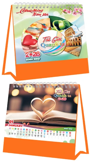  Lịch Bàn Thế Giới Quanh Ta Đế Cam