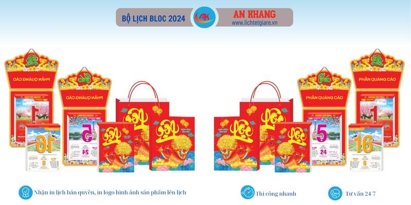 Bộ lịch bloc An Khang 2024