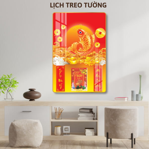 Thiết kế và in lịch treo tường theo yêu cầu giá rẻ