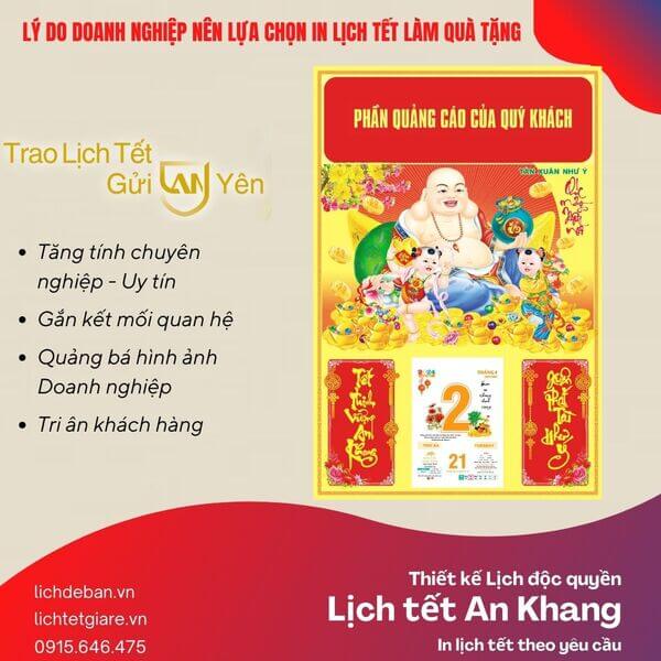 In lịch tết giả rẻ – Tiết kiệm chi phí cho doanh nghiệp